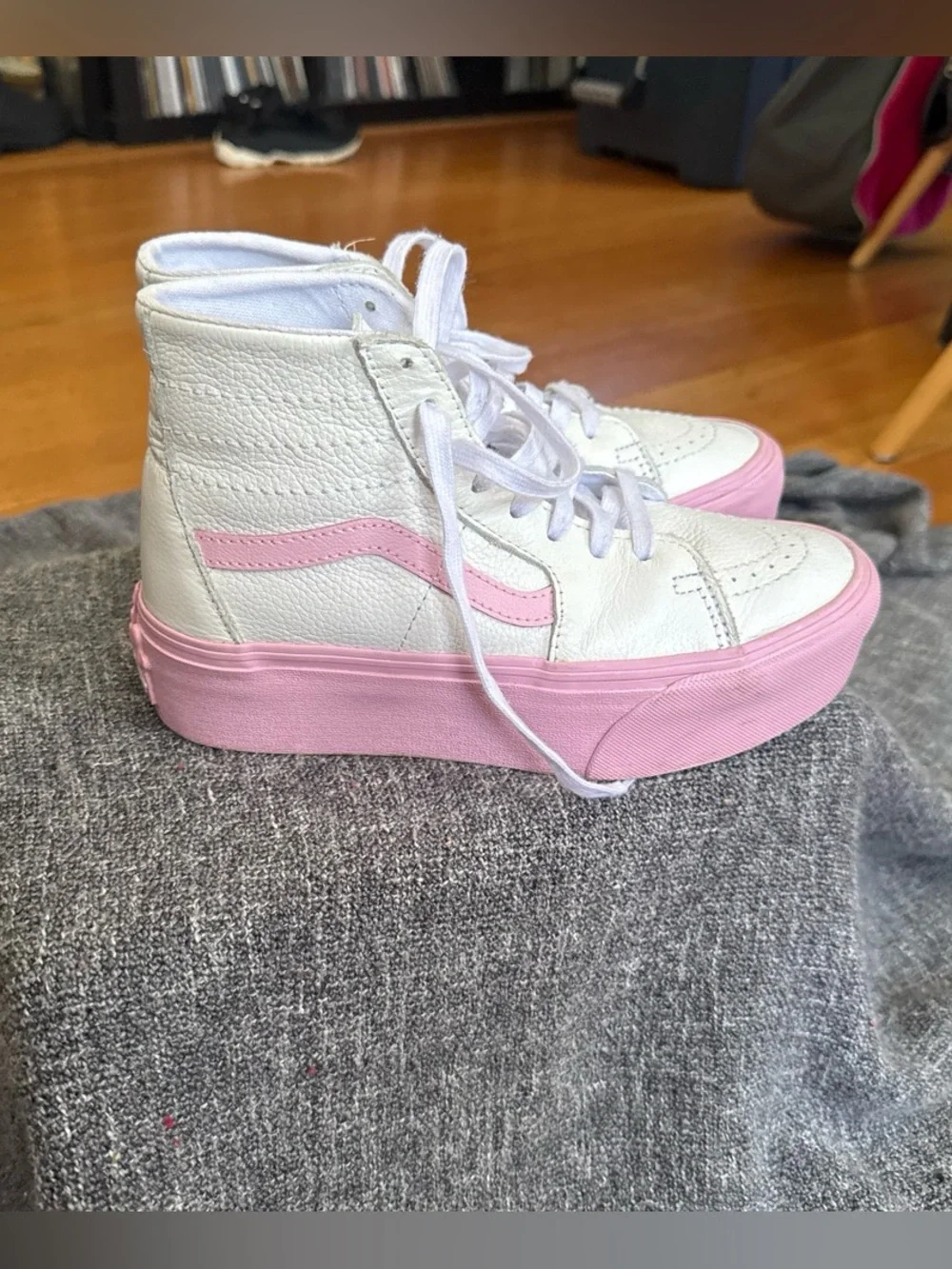Barbie Vans High Top Platform Sneakers